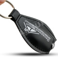 Schwarzes LED-Auto-Leder Keychain